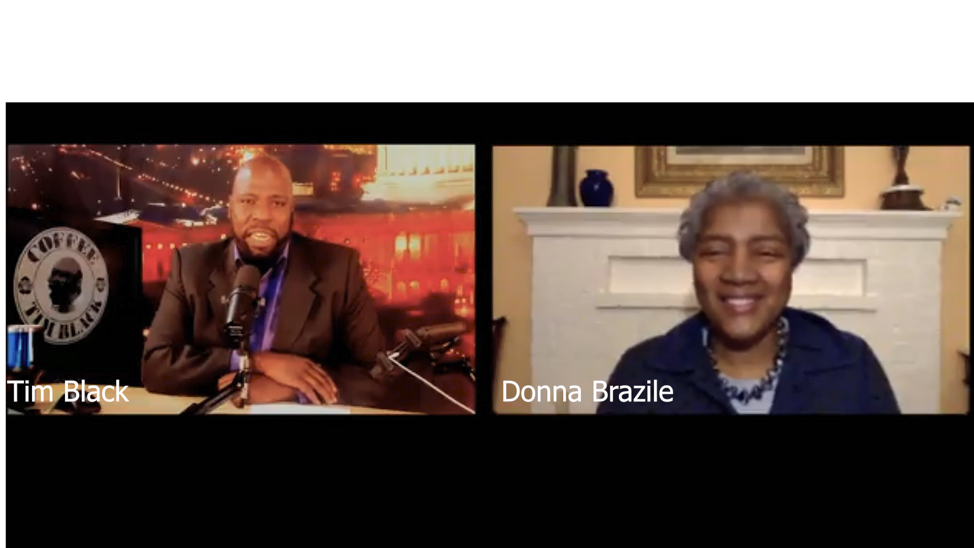 Tim Black interviewing former DNC Chair Donna Brazile