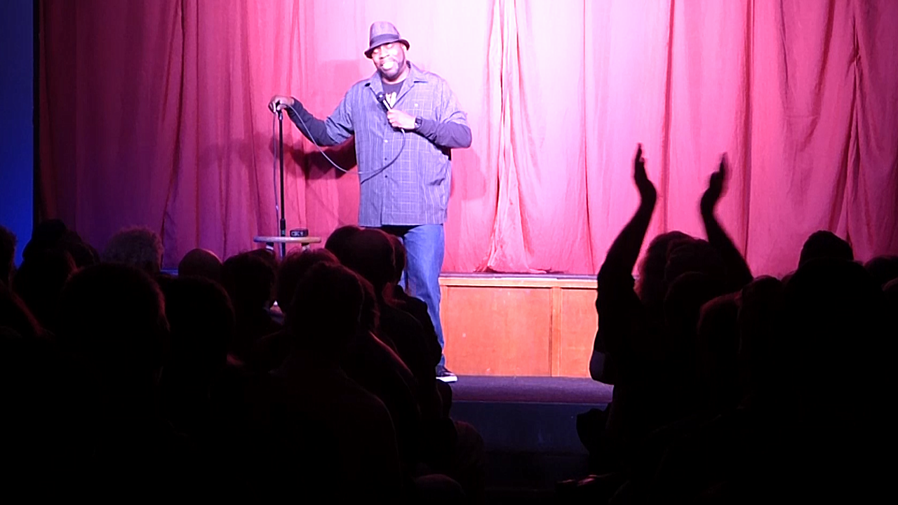 Tim Black engaging with live audience