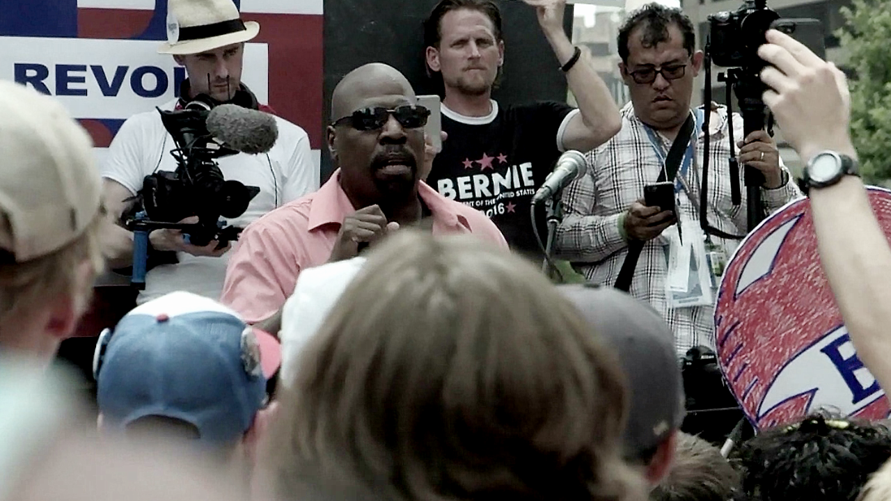 Tim Black at political rally event
